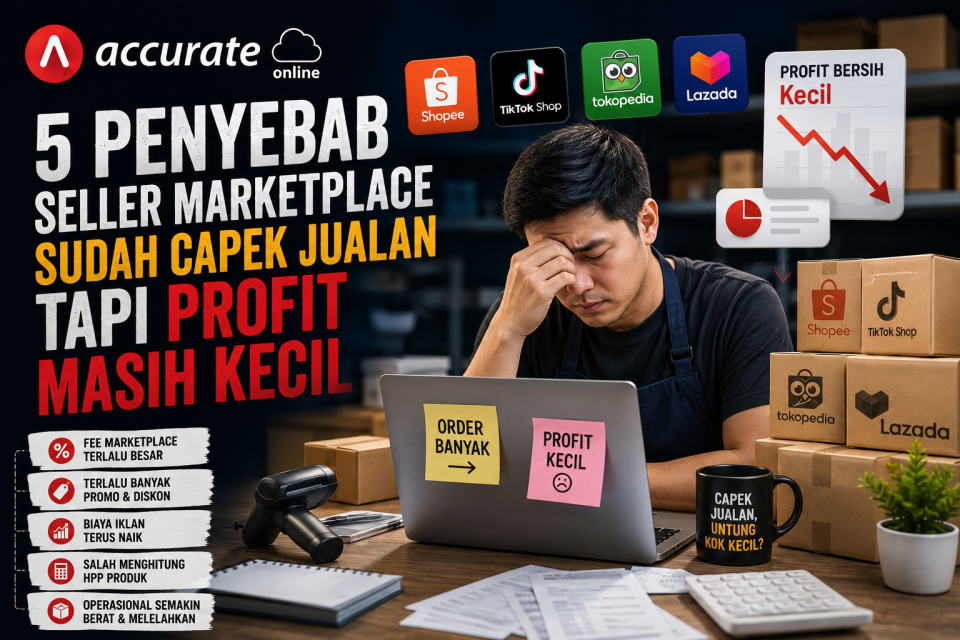 5 penyebab seller marketplace sudah capek jualan tapi profit masih kecil