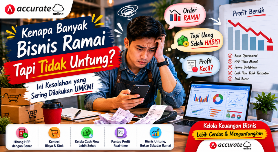 kenapa bisnis rame tapi tidak untung