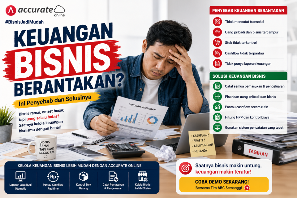 keuangan bisnis berantakan , ini solusinya