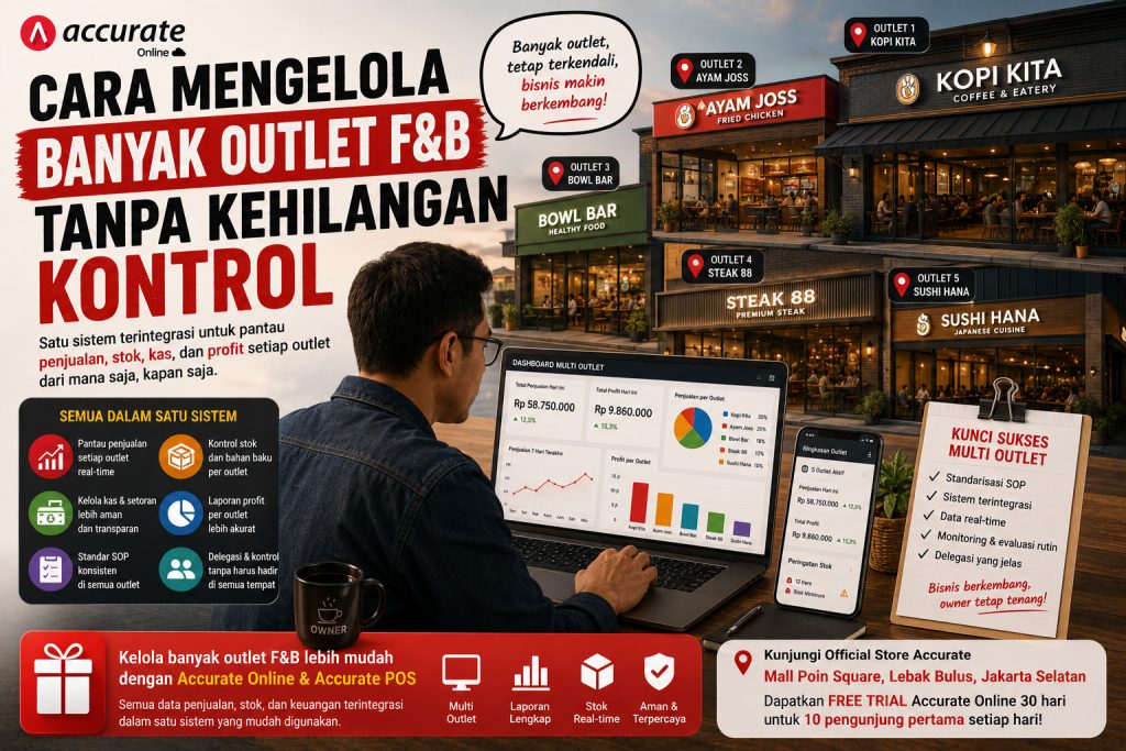 Cara Mengelola Banyak Outlet F&B Tanpa Kehilangan Kontrol